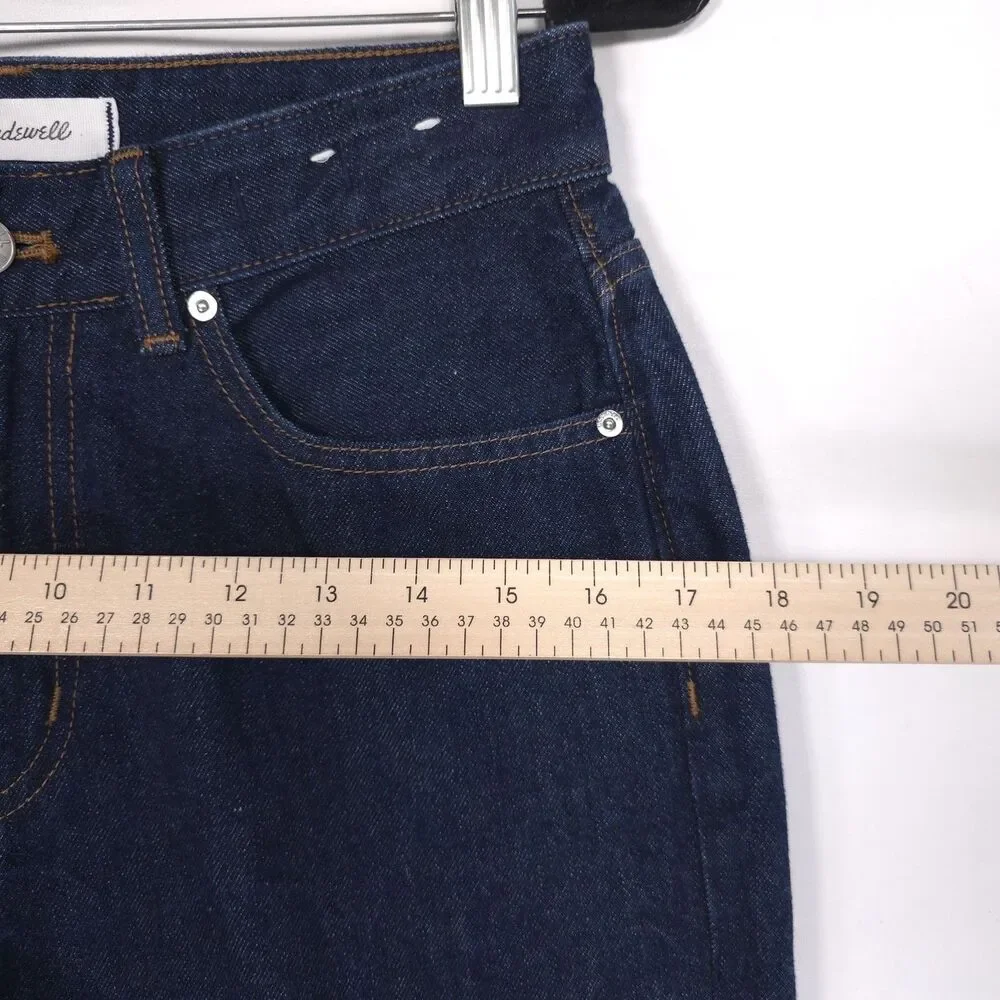 MADEWELL Women’s Jeans Blue The Curvy Vintage Flare 26 Bootcut 100% Cotton NW294